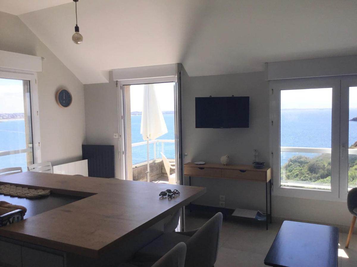 Le Cezembre - Vue 180 Baie St Malo Villa Saint-Malo Exteriör bild